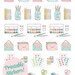 Printable PLANNER/STATIONERY stickers! - Digital File Instant Download- crafting, washi tape, office supplies, embellishment, hand drawn