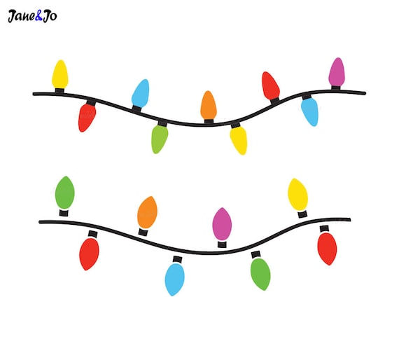 Download Christmas Lights SVGString of Christmas Lights svgChristmas