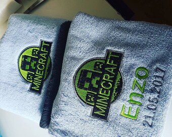 Set 3 PCs personalized towels