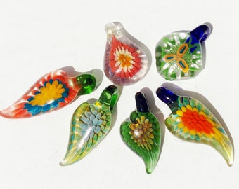 Flower Heart Pendant - PD013