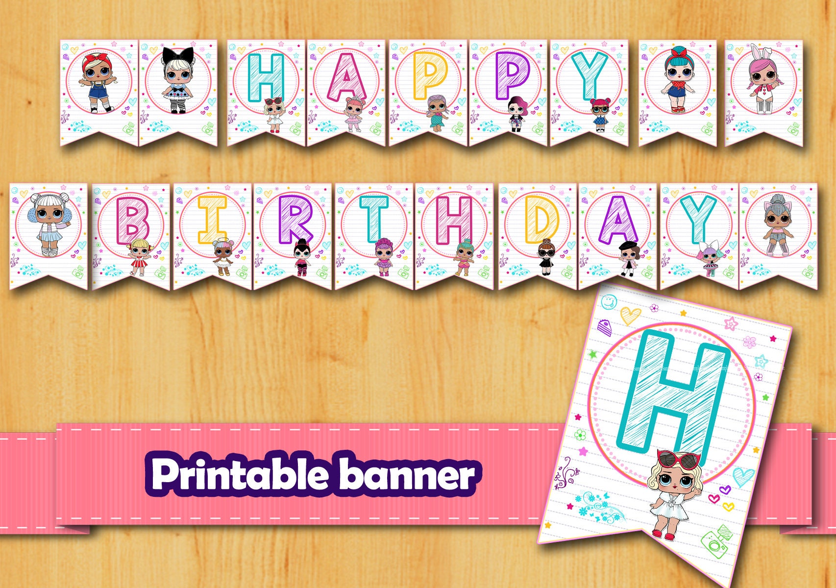 LOL SURPRISE BANNER Lol surprise digital fileLol surprise
