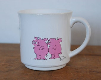 Vintage Sandra Boynton Pig Mug