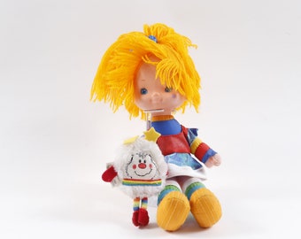 Rainbow Brite, Hasbro, Twink, Character, Orange Hair, Dress, Costume, White Star, Soft, Toy, Doll, Children, Collection, Vintage, ~ 170723