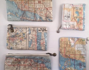 Mapsacks Assorted Mini Florida Pouches