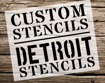 Custom Stencil | Custom Stencils | Multiple Sizes | Reusable Stencils | Ready to use | Get Ready to Paint! |