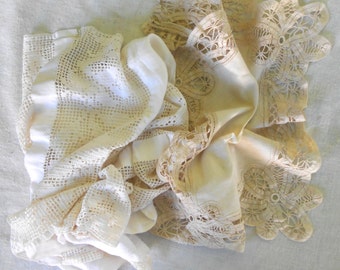 Vintage Lot of Linens for Your Stash