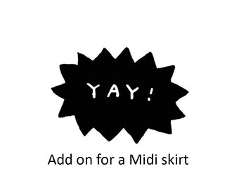 Add on for a Midi Length skirt
