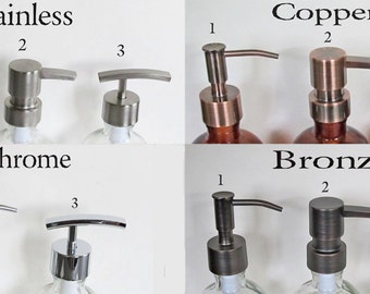 Replacement Pump | Bronze Soap Dispenser | Copper Soap Dispenser | Chrome Soap Dispenser | Lotion Pump| Stainless Pump