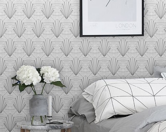 Inside out / Geometric wallpaper / Art deco wallpaper / Self Inside out / Geometric wallpaper / Art deco wallpaper / Self