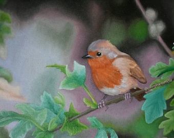 Little Robin Redbreast - Art Print