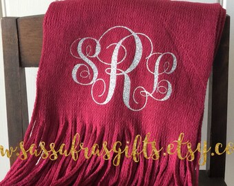 Monogrammed Scarf