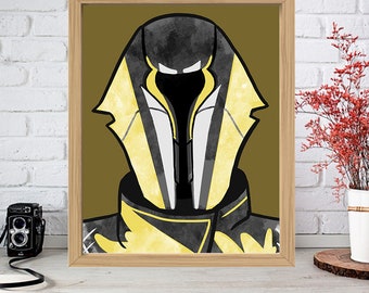 DAWNBLADE Print - Watercolor Poster Drawing Art - Destiny