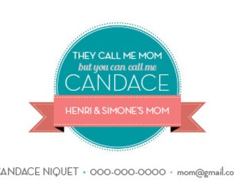 Mommy Card/Playdate Card