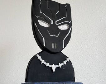 Black panther cake topper / centerpiece