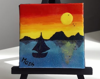 Come Sail Away With Me Mini Canvas