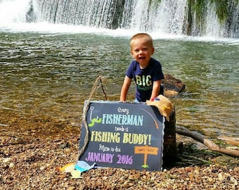 PRINTABLE I'm Reel Excited To Say New Fishing Buddy