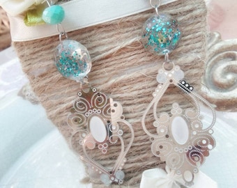 Stainless Steel Pendant earrings