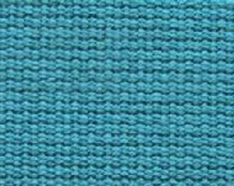 ECHINO Webbing #11 Blue Bird - 45MM WIDE - Turquoise Blue Trim - Kokka Japanese Imported Etsuko Furuya