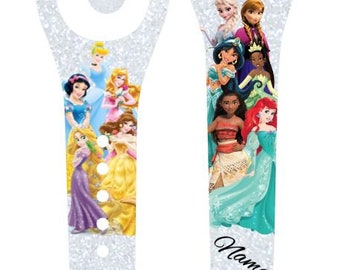 IMPROVED 2.0 Magic Band Decals, Disney Princesses, royalty, squad goals, personalized band