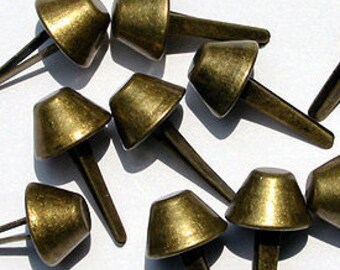 12 pcs - Metal Purse Feet- 12mm - Purse Hardware - Set options