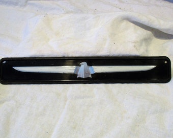 1960s Ford Thunderbird Emblem, TBird Emblem, Original, Vintage Auto Parts Salvage