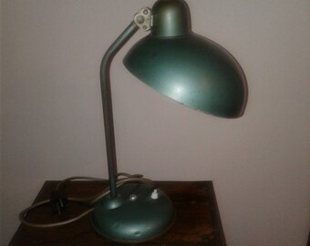 Vintage Green Bauhaus Desk Lamp - Industrial Desk Lamp