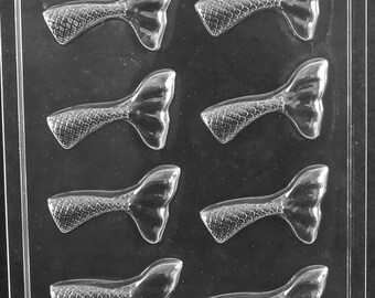Flavortools Life of the Party Mermaid Tail Fin Chocolate Candy Mold Sealed Poly Bag Imprinted with Flavortools Molding Instructions N067