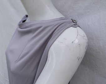 Tina Leser Resort Jersey Celanese Cape Robe Gown Vintage Carters Lingerie sz 36