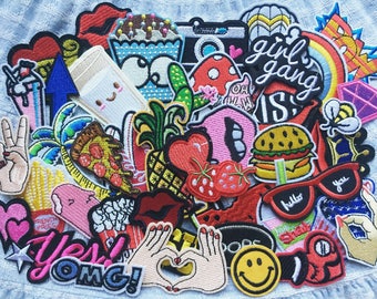 Patches Set 10pcs Mixed Patches, Wholesale Patch, Patch a lot,