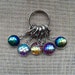 Stitch Markers, Mermaid Scale Stitch Markers, Knitting Progress Keeper, Crochet Stitch Markers, Mermaid Stitch Markers, Knit Crochet Notions