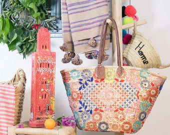 Original Marrakech flower tray basket