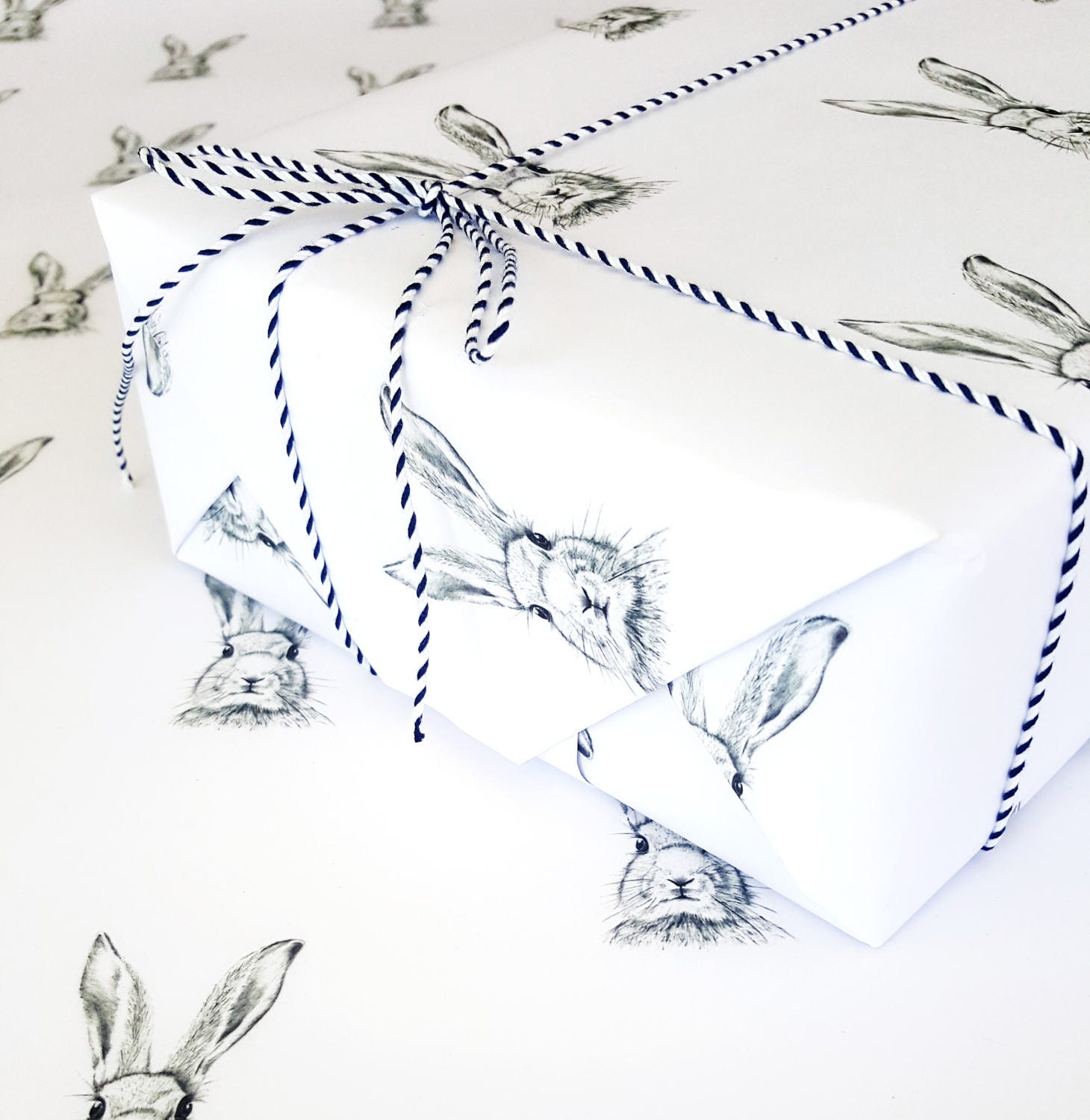 WRAPPING PAPER/Easter Wrapping/BUNNY Wrap/HandDrawn