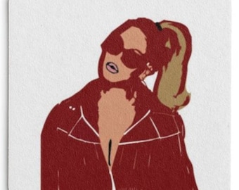 Beyonce Paper Drink Coasters