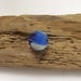 Blue and white genuine sea glass marble