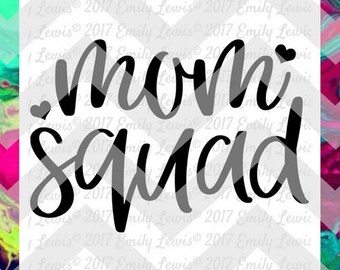 Download Mom squad svg file | Etsy