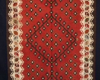 Antique Turkish Sharkoy Kilim, Classic Design, Circa 1920.