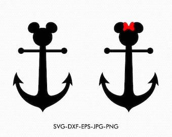 Comprehensive image regarding mickey anchor printable Gratifying image with regard to mickey anchor printable