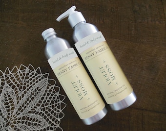 violet + moss body lotion | all natural body lotion with clean floral & woods scent | unisex perfume body care | 8 oz