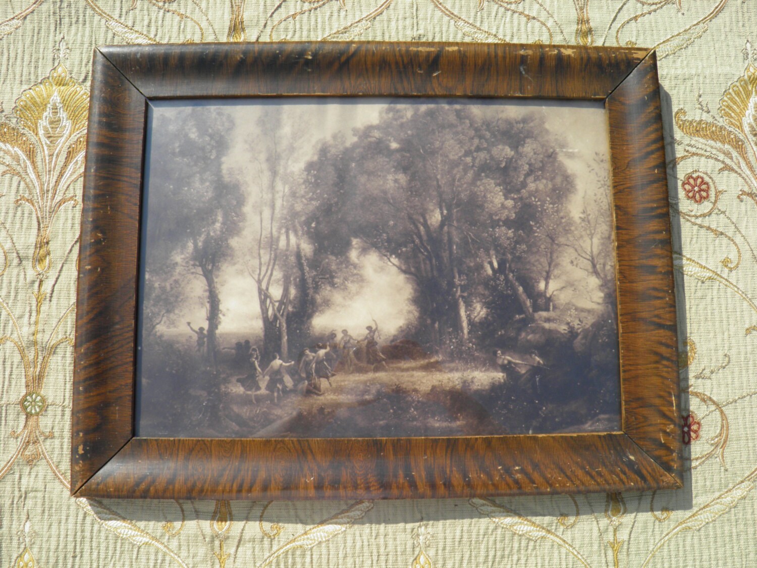 1910 Alfred S. Campbell Art Co. Antique Framed Print