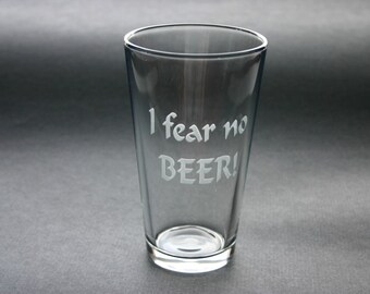 Custom Engraved Beer Glass Bar Pub Pint Custom Engraving