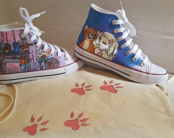 The Aristocats Hand-painted Custom boots