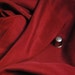 Yardage, 19m, Sand Washed Silk, 100% Silk, Dark Red Bordeau, 44" Width