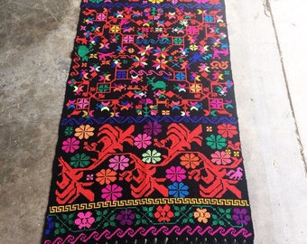 Vintage Handwoven Textile / Throw