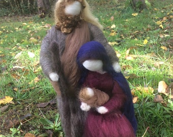 Needle Felted Nativity
