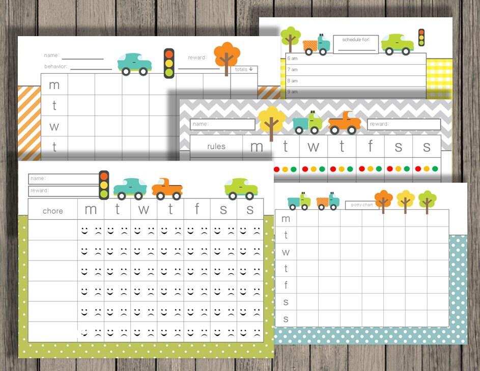 potty training schedule chart