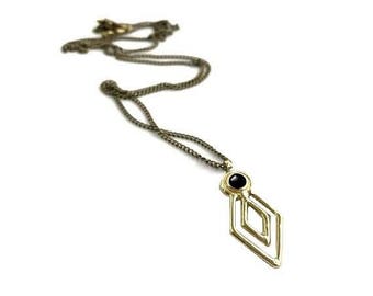 Delirium Necklace with Black Onyx