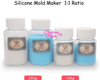 Fast Curing Liquid Mold Maker | Make Your Own Silicone Mold | Flexible Mold DIY | Soft Mold Making Rubber (200g / 7.05oz)