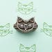 Indian Textile Stamp - Cool Cat