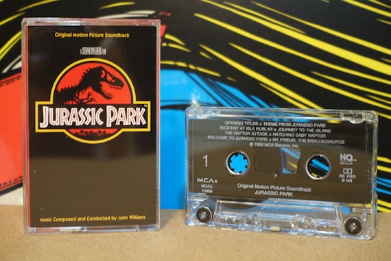 Jurassic Park (Original Motion Picture Soundtrack) by John Williams Vintage Cassette Tape