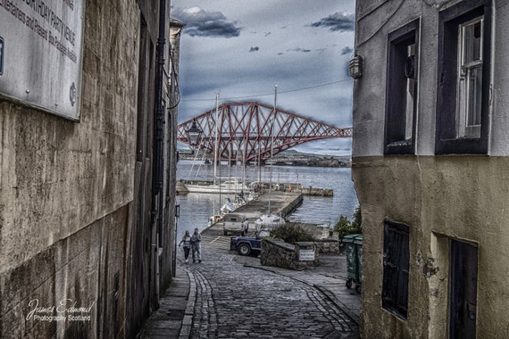 Edinburgh Digital Download,Forth Bridge, Landscape Photography, scottish prints, wall art, fine art photography, river, scottish photography
